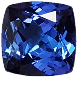 9.6mm Cushion AAA Color Tanzanite