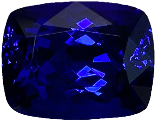 11.24ct Cushion AAA Color Tanzanite