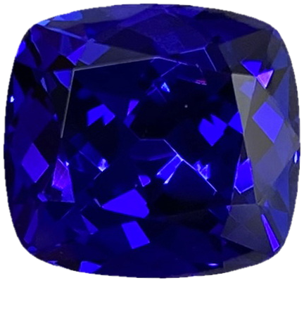 8.26ct Cushion AAA Color Tanzanite