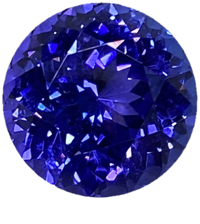 7ct Round AA Color Tanzanite