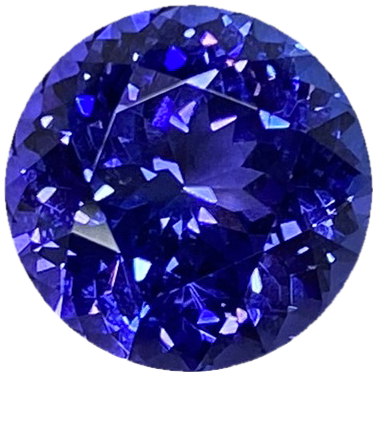 7ct Round AA Color Tanzanite