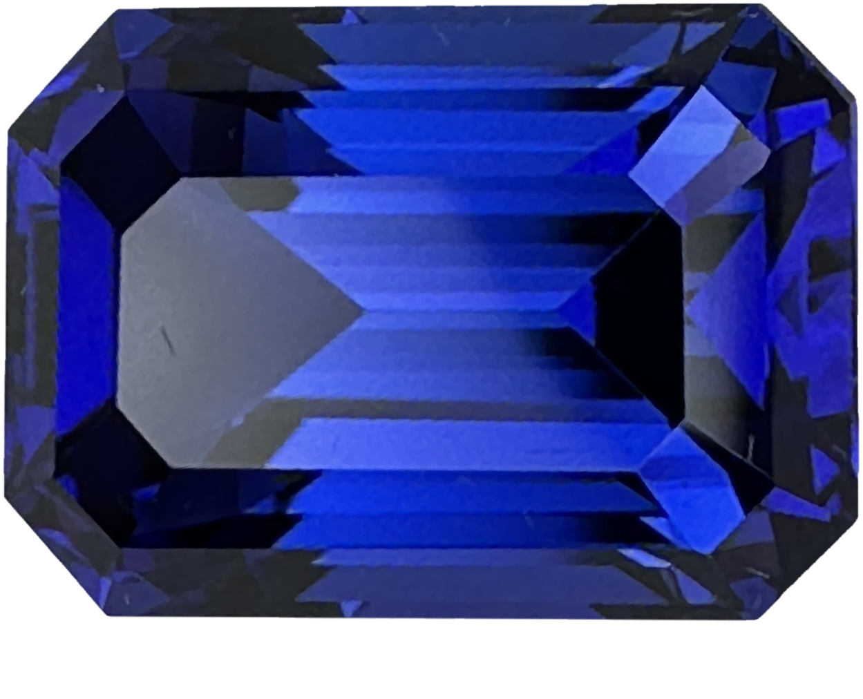 3.9ct Emerald Cut AAA Color Tanzanite