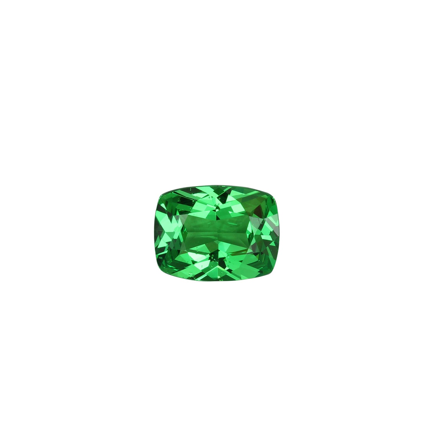 2.98ct Cushion Bright Green Tsavorite