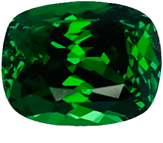 7.8x5.8mm Oval Fine Intense Green Tsavorite