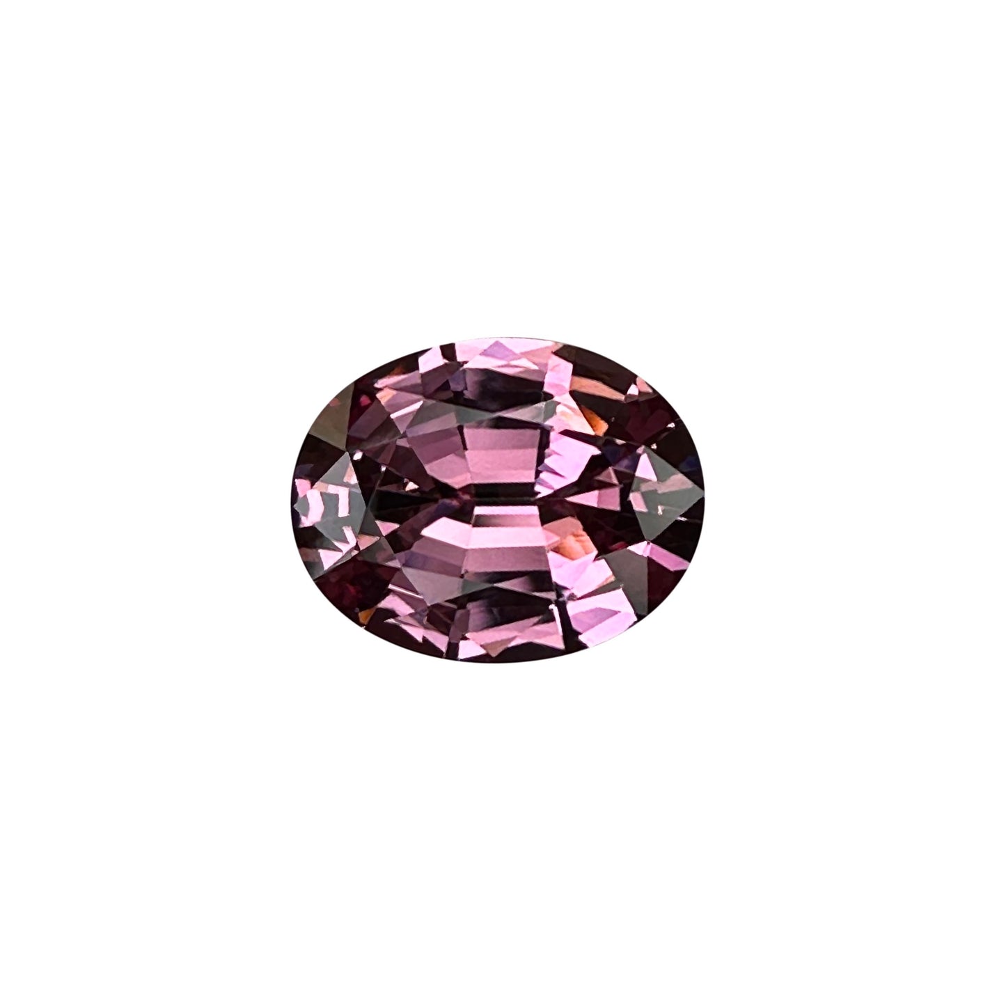 4.93ct Oval Light Pink Malaya Garnet