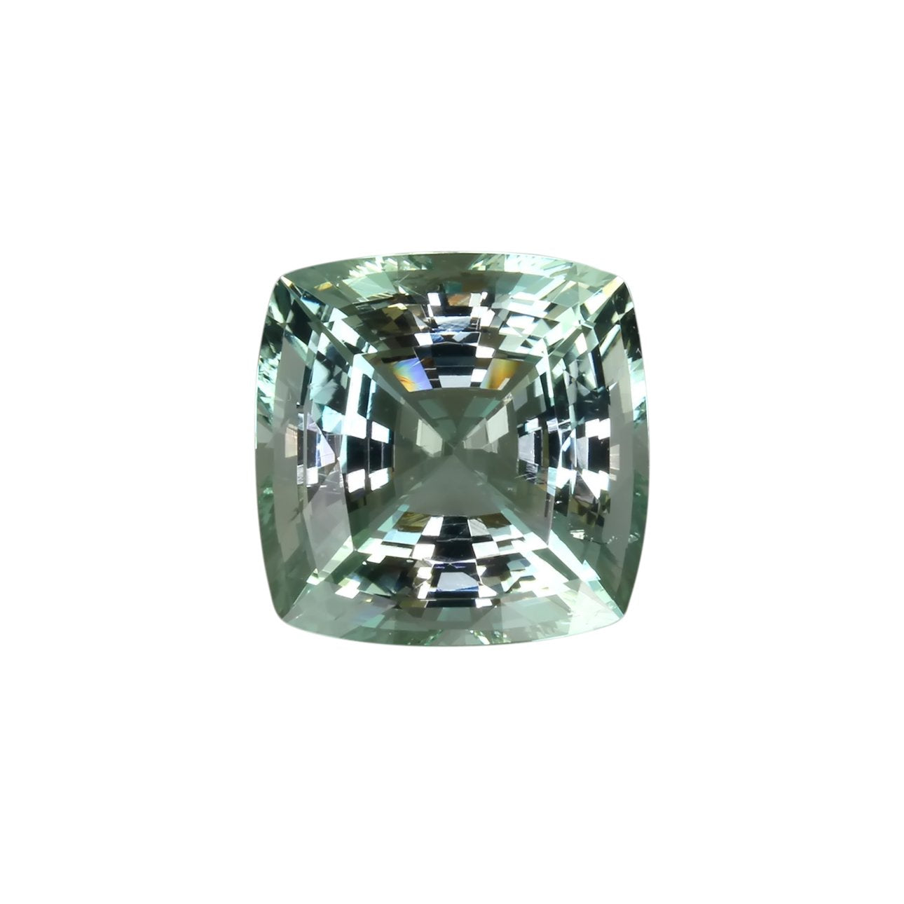 17.4mm Cushion Aquamarine