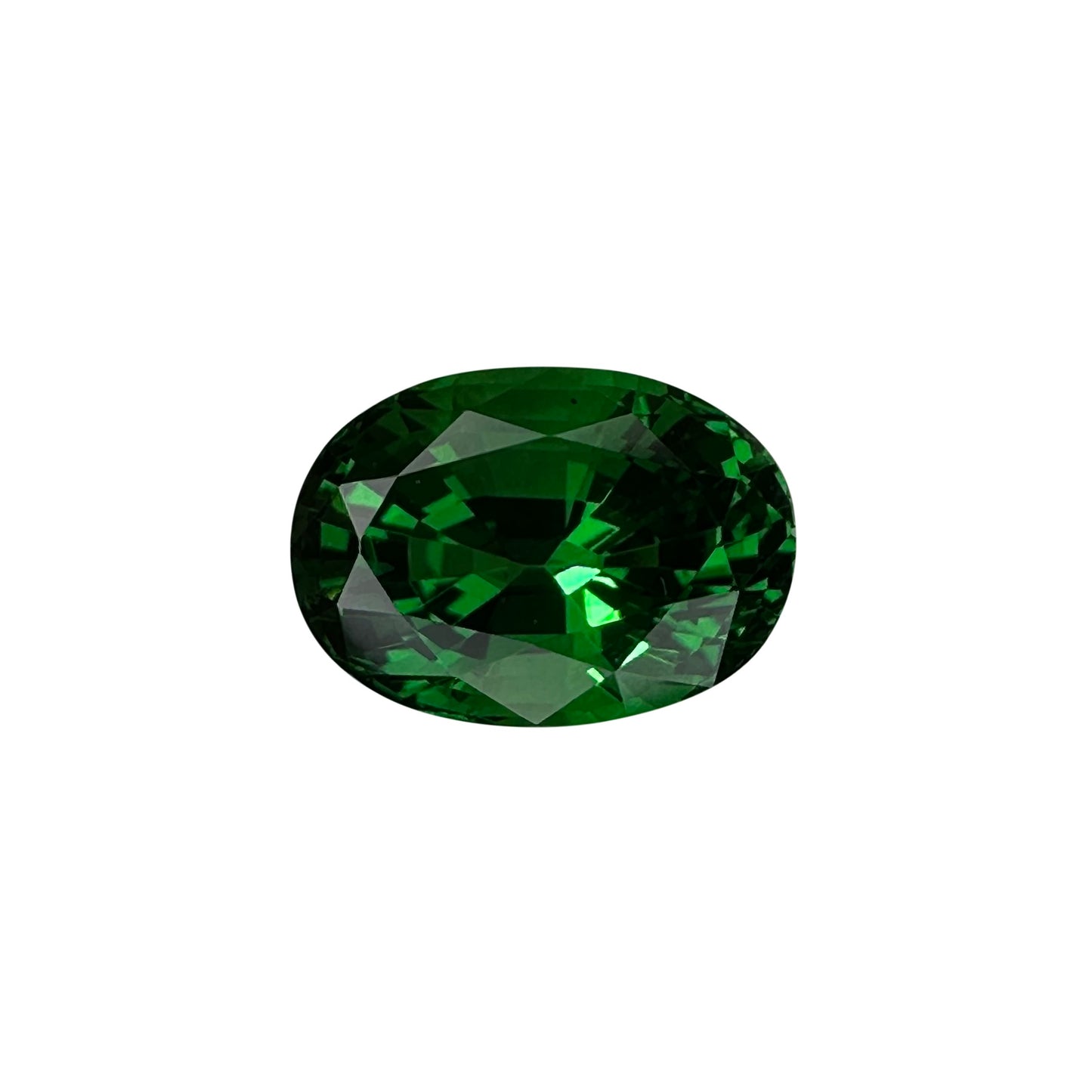 2.2ct Oval Fine Intense Green Tsavorite