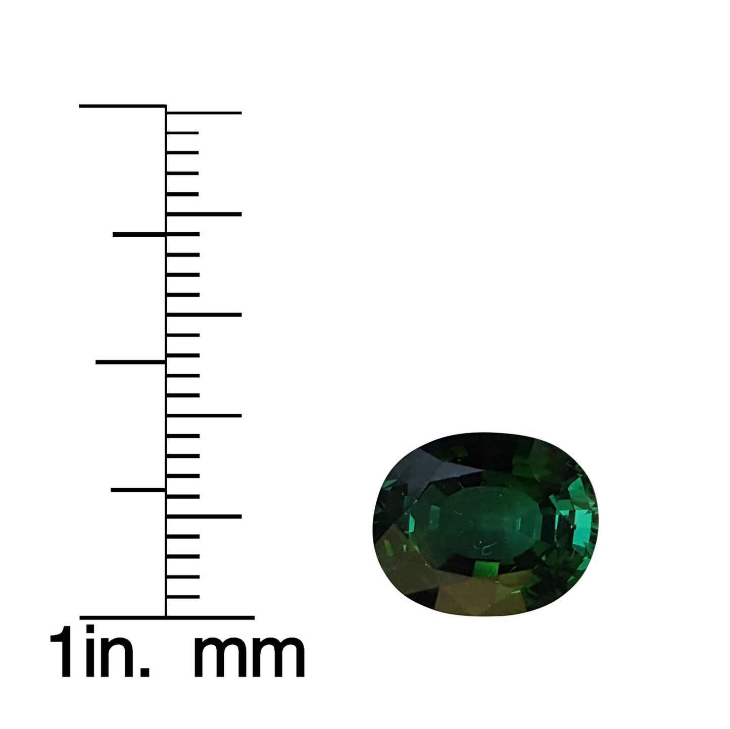 3.88ct Oval Fine Deep Green Chrome Tourmaline