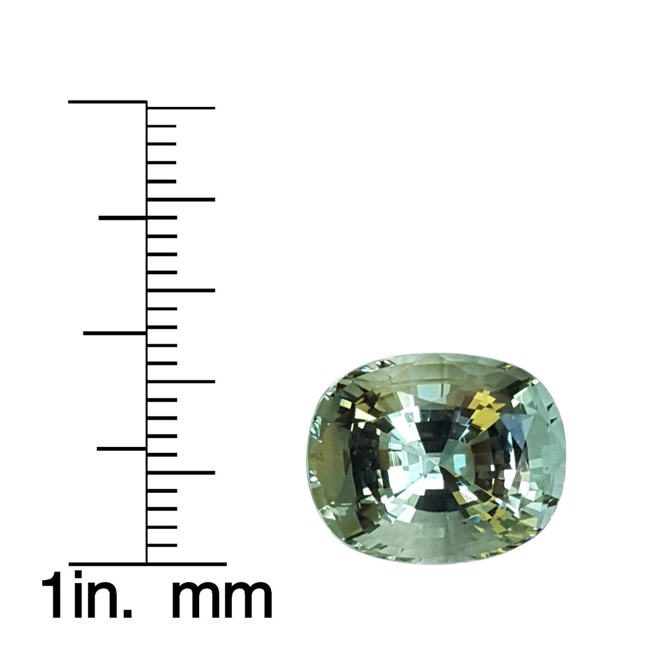 8.17ct Cushion A Color Aquamarine