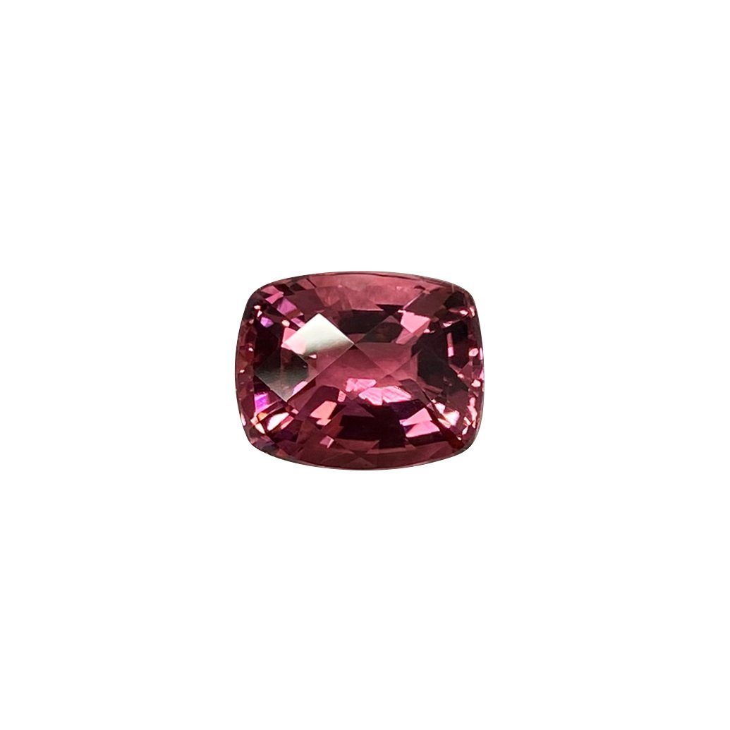 10x8mm Cushion Deep Pink Tourmaline