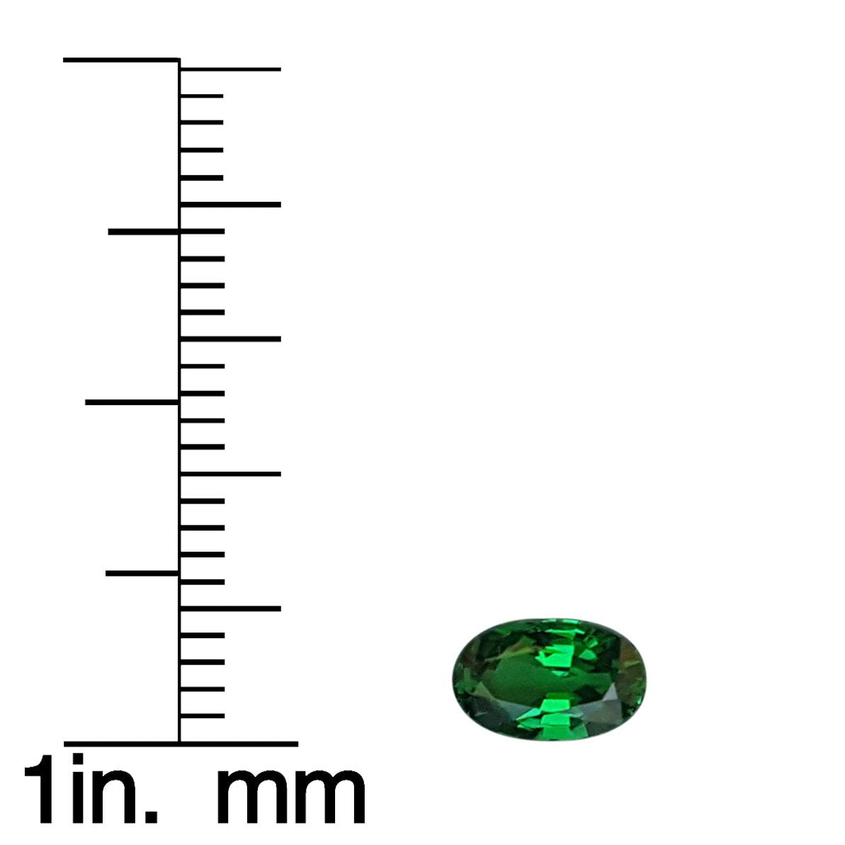 0.93ct Oval Fine Intense Green Tsavorite