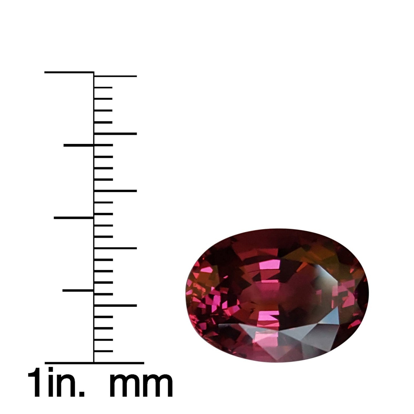 10.01ct Oval Light Pink Rhodolite