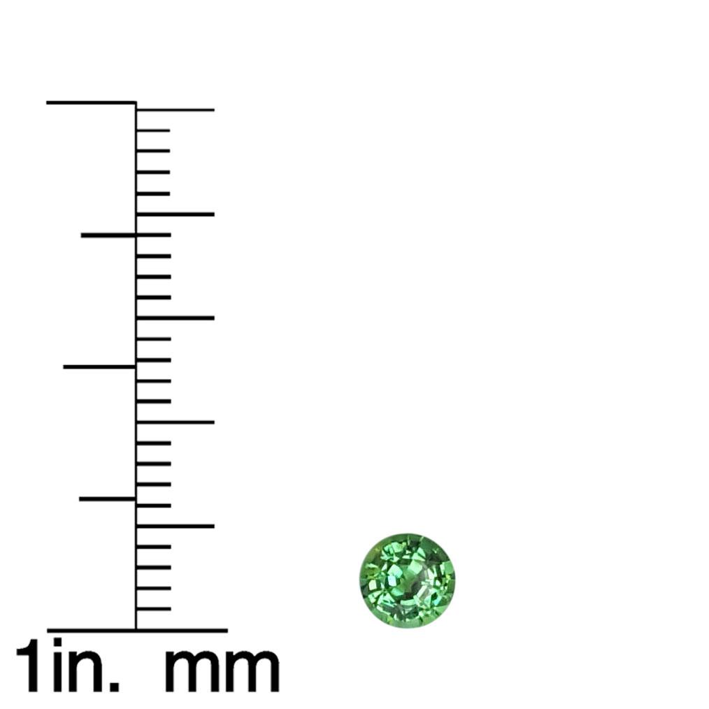 4.7mm Round Light Green Tsavorite