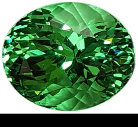 5.54ct Oval Mint Tsavorite Garnet