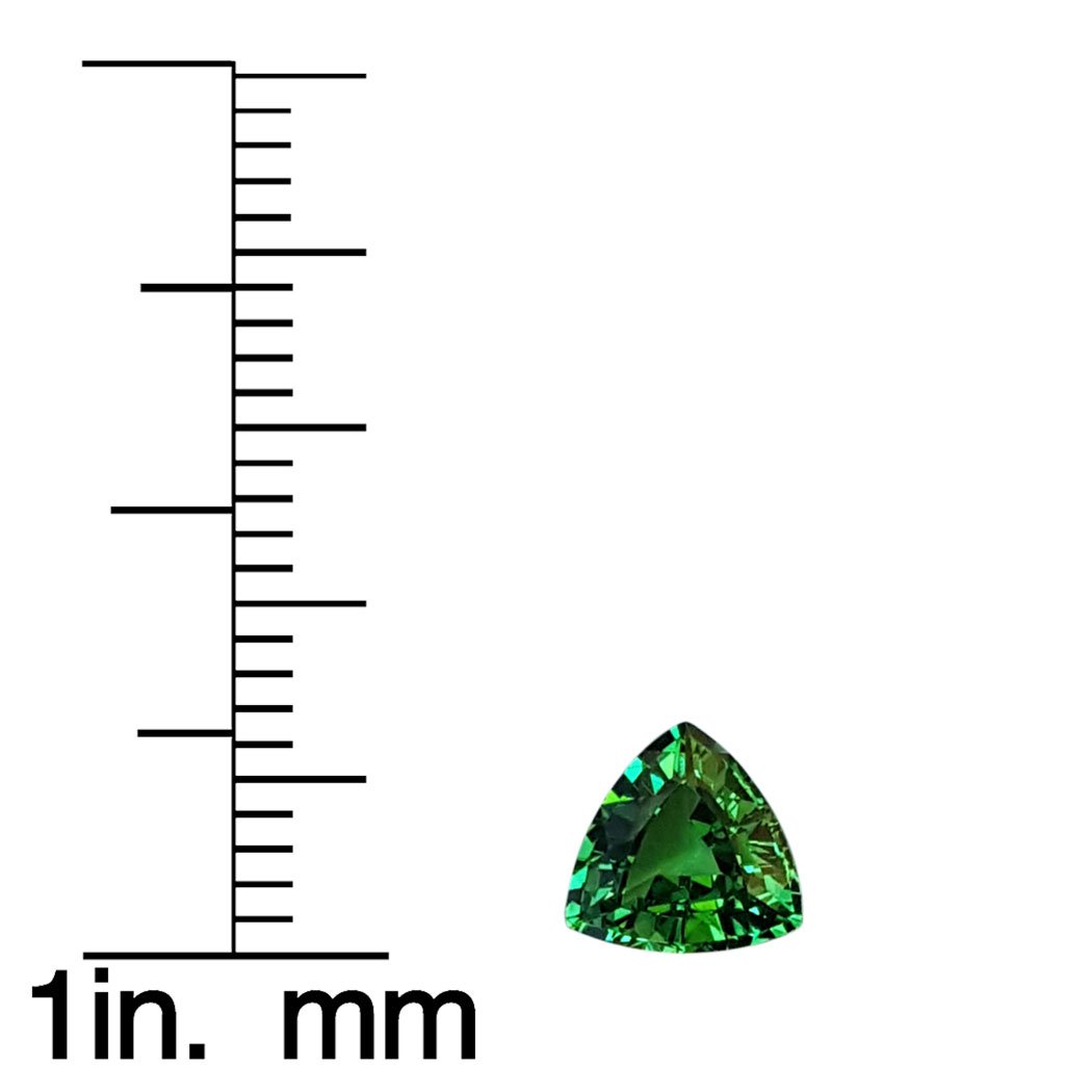 6.5mm Trillion Bright Green Tsavorite