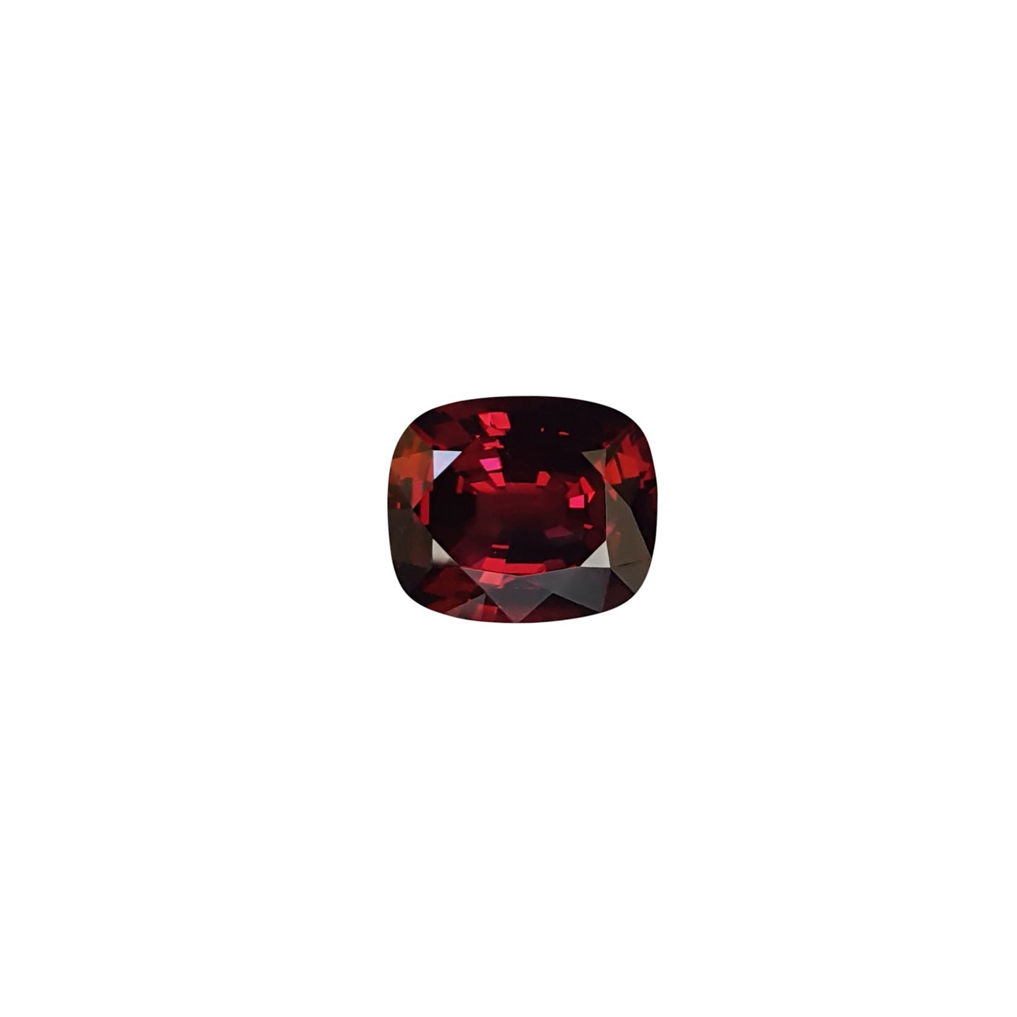 10.8ct Cushion Open Burgundy Rhodolite