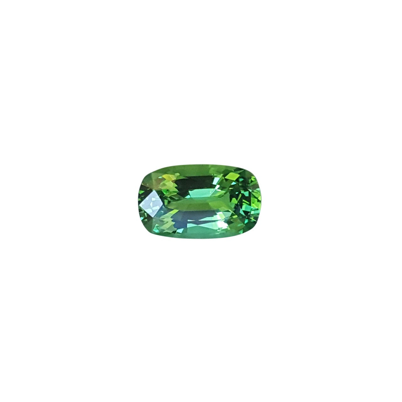 3.03ct Cushion Bright Green Tsavorite