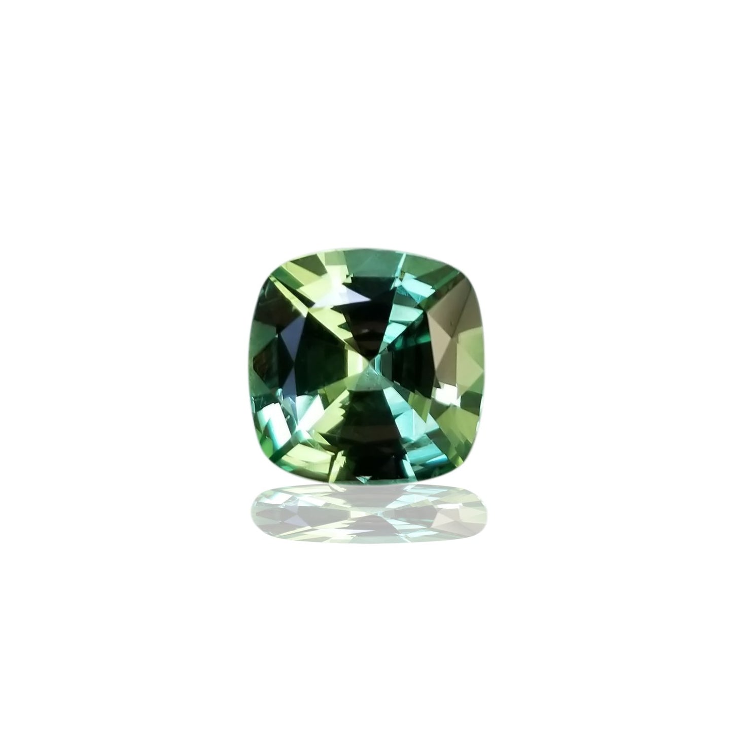 4.01ct Cushion Mint Garnet