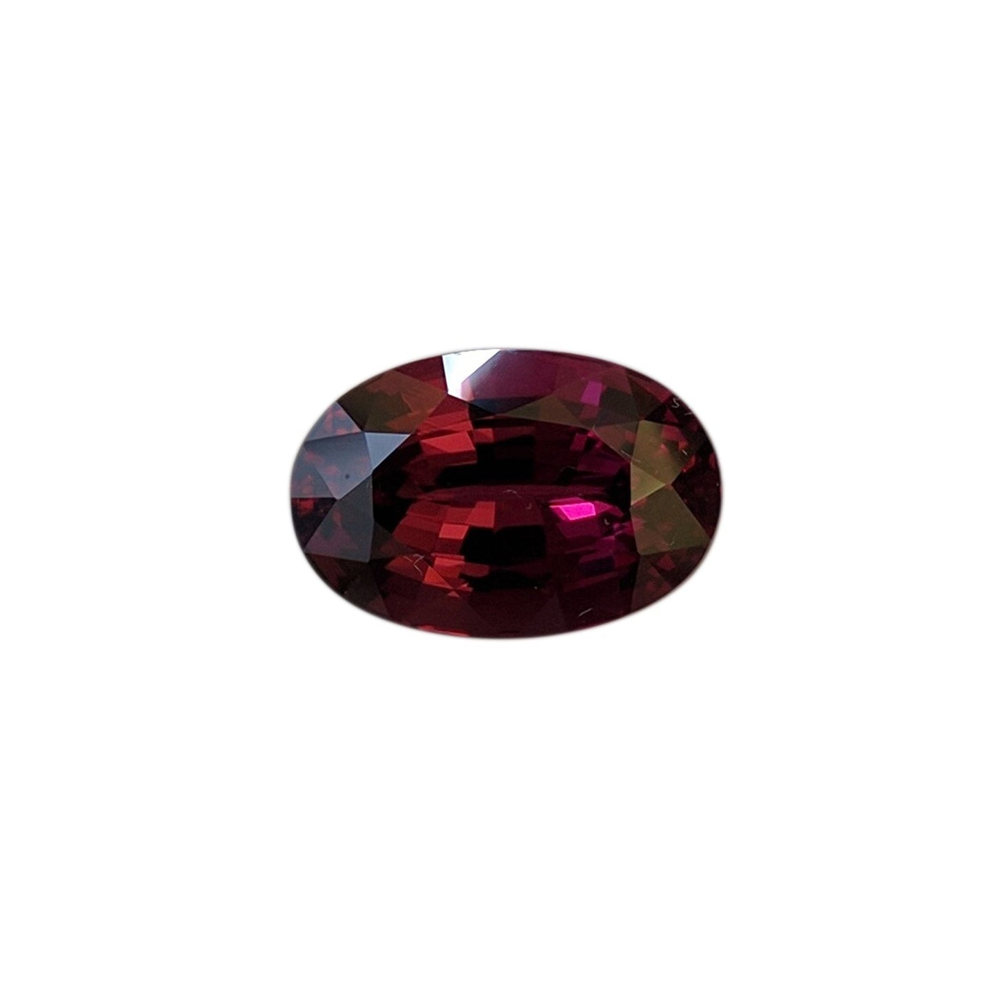 8.12ct Cushion Deep Burgundy Rhodolite