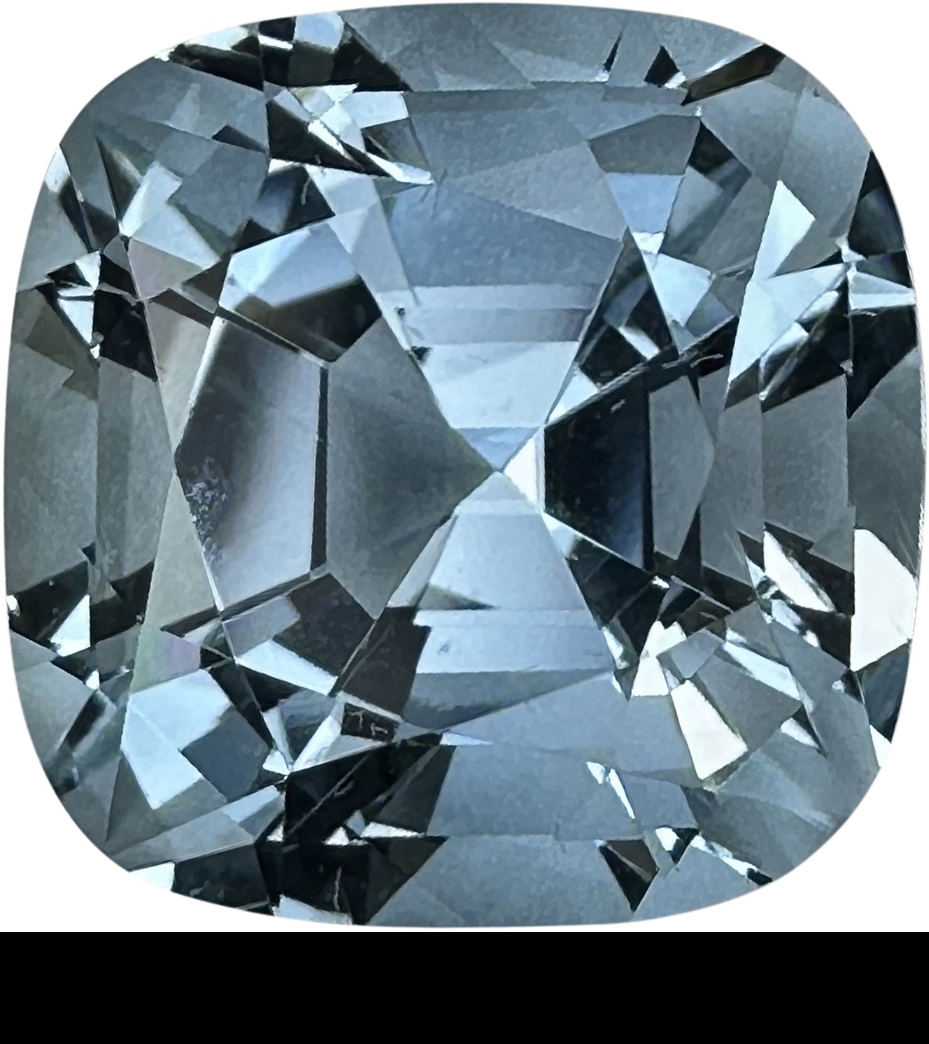 11mm Cushion AA Aquamarine