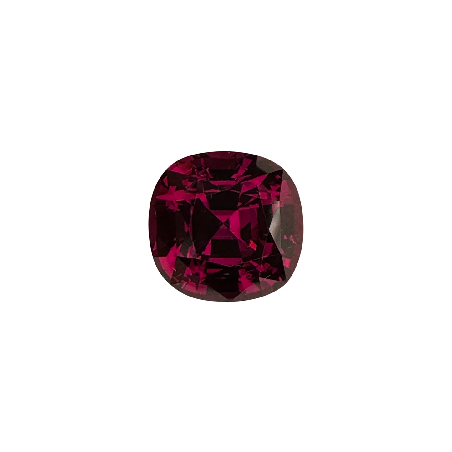 13.43ct Cushion Open Burgundy Rhodolite