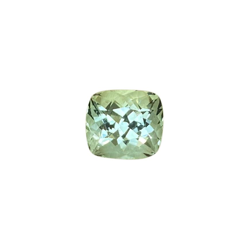 Cushion Light Mint Green Tourmaline