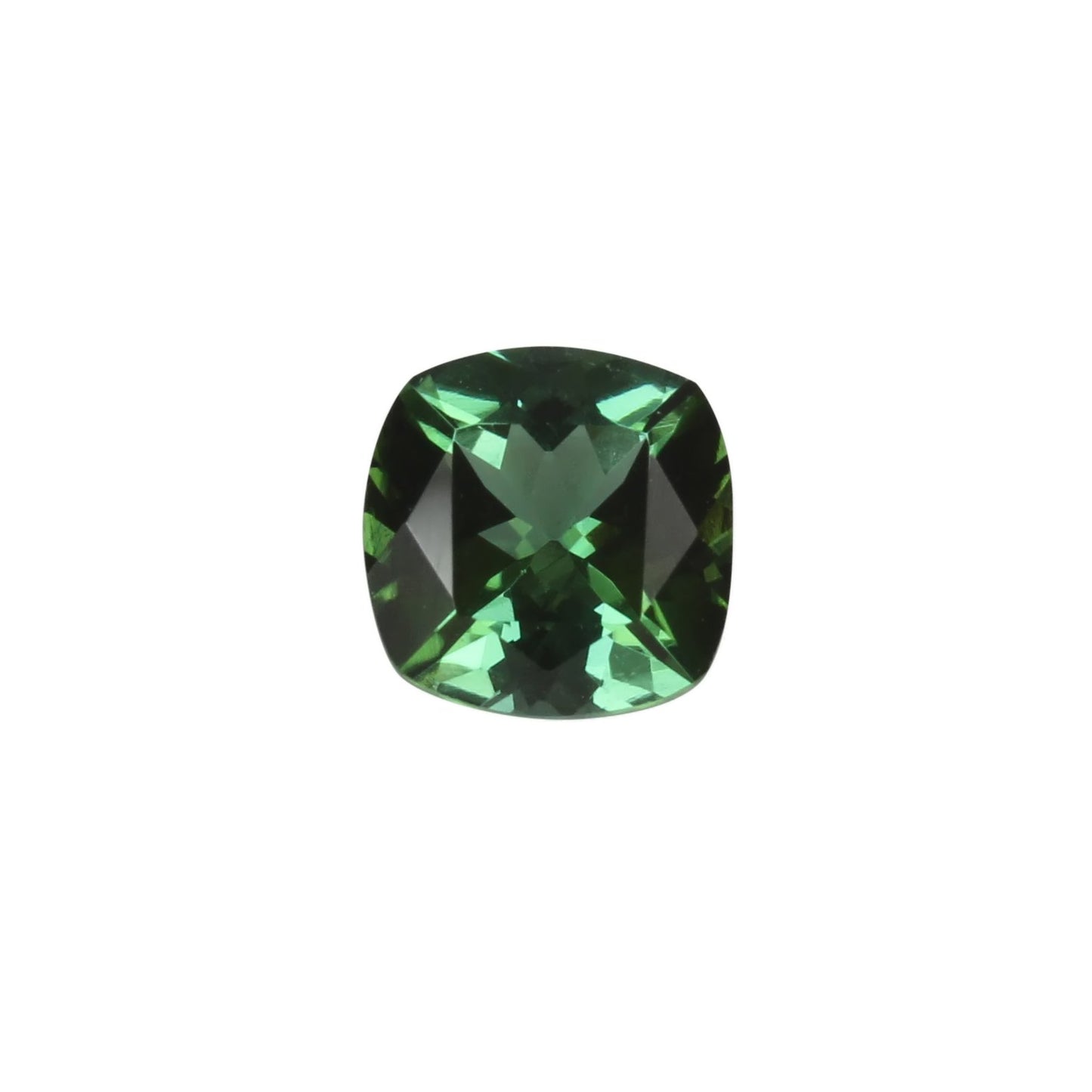 6.5mm Cushion Light Blue Green Tourmaline