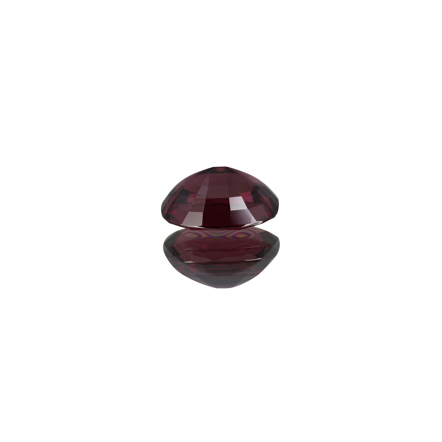11.26ct Cushion Open Burgundy Rhodolite