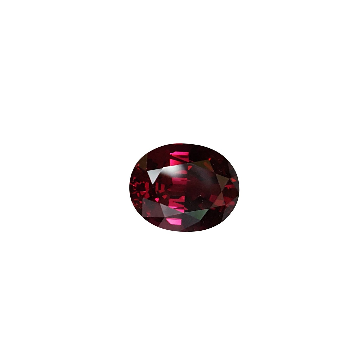 18.67ct Oval Open Burgundy Rhodolite Pair