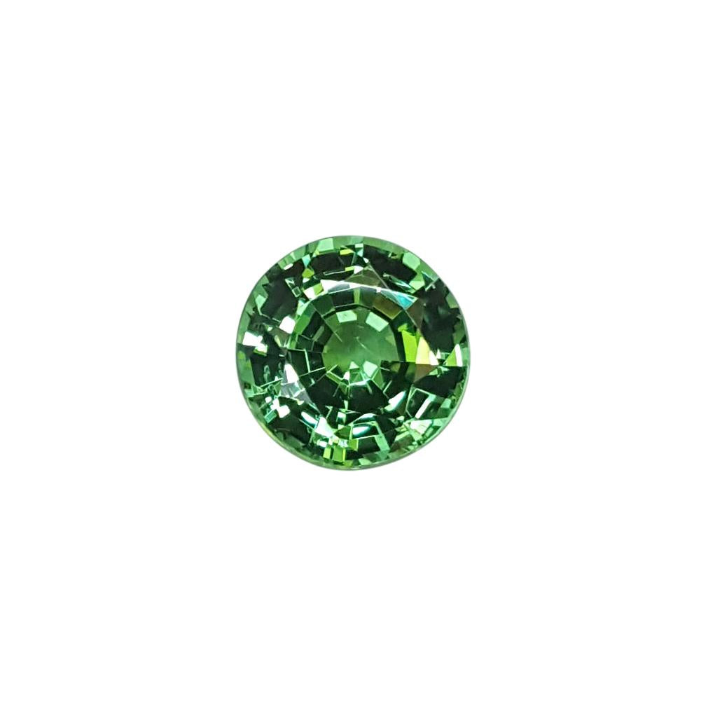 7mm Round Bright Green Tsavorite
