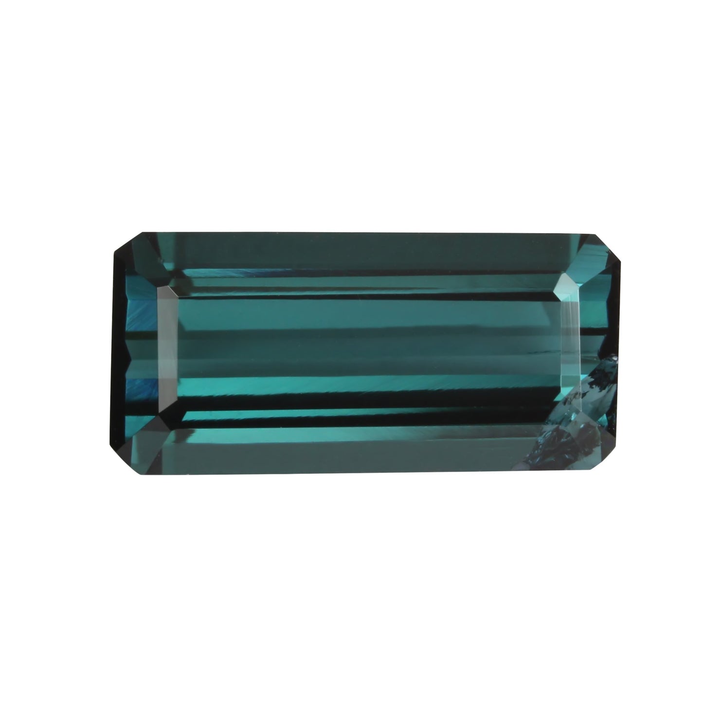 3.5ct Emerald Cut Deep Blue Tourmaline