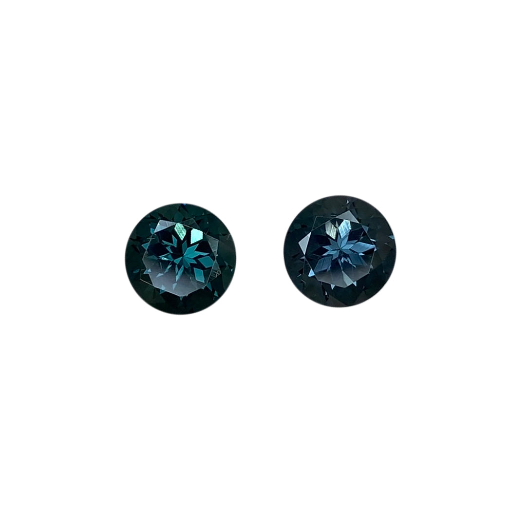 Deep grey Spinel Pair