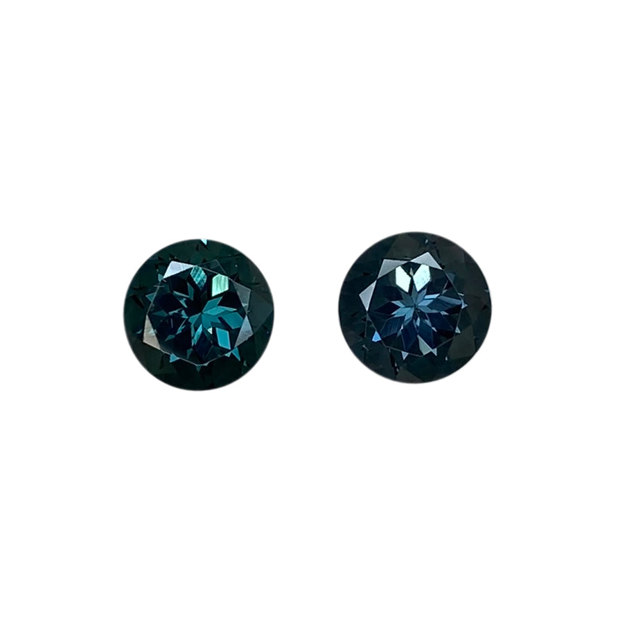 Deep grey Spinel Pair