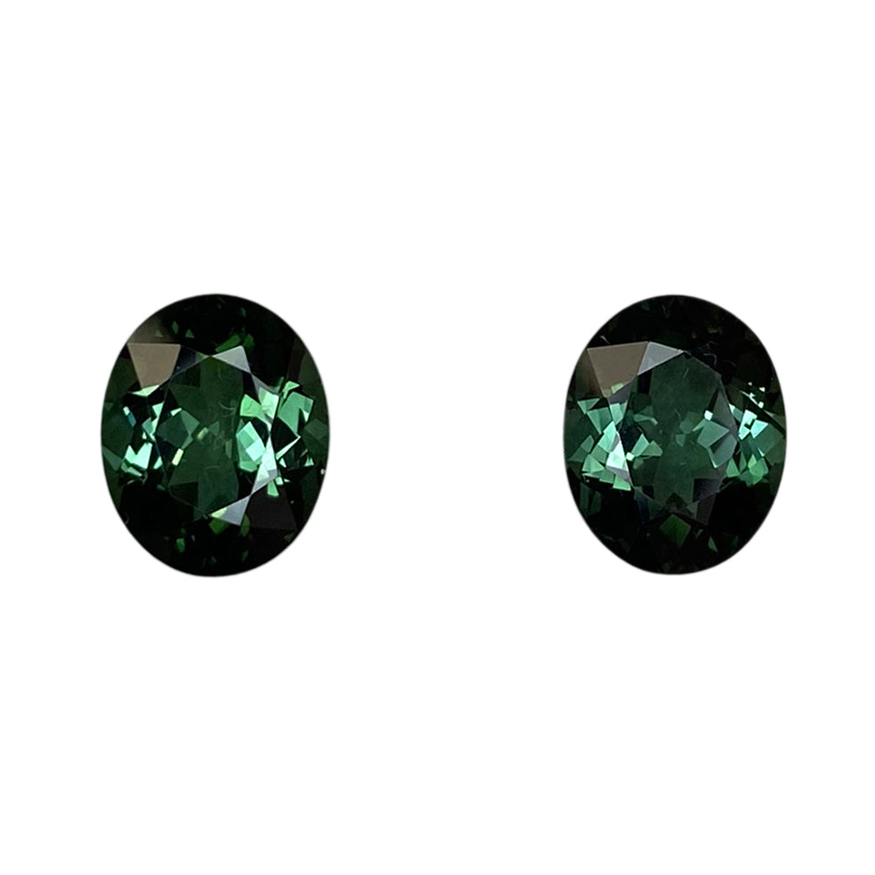 Green Tourmaline Pair