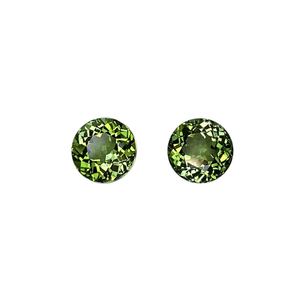 Green Tourmaline Pair