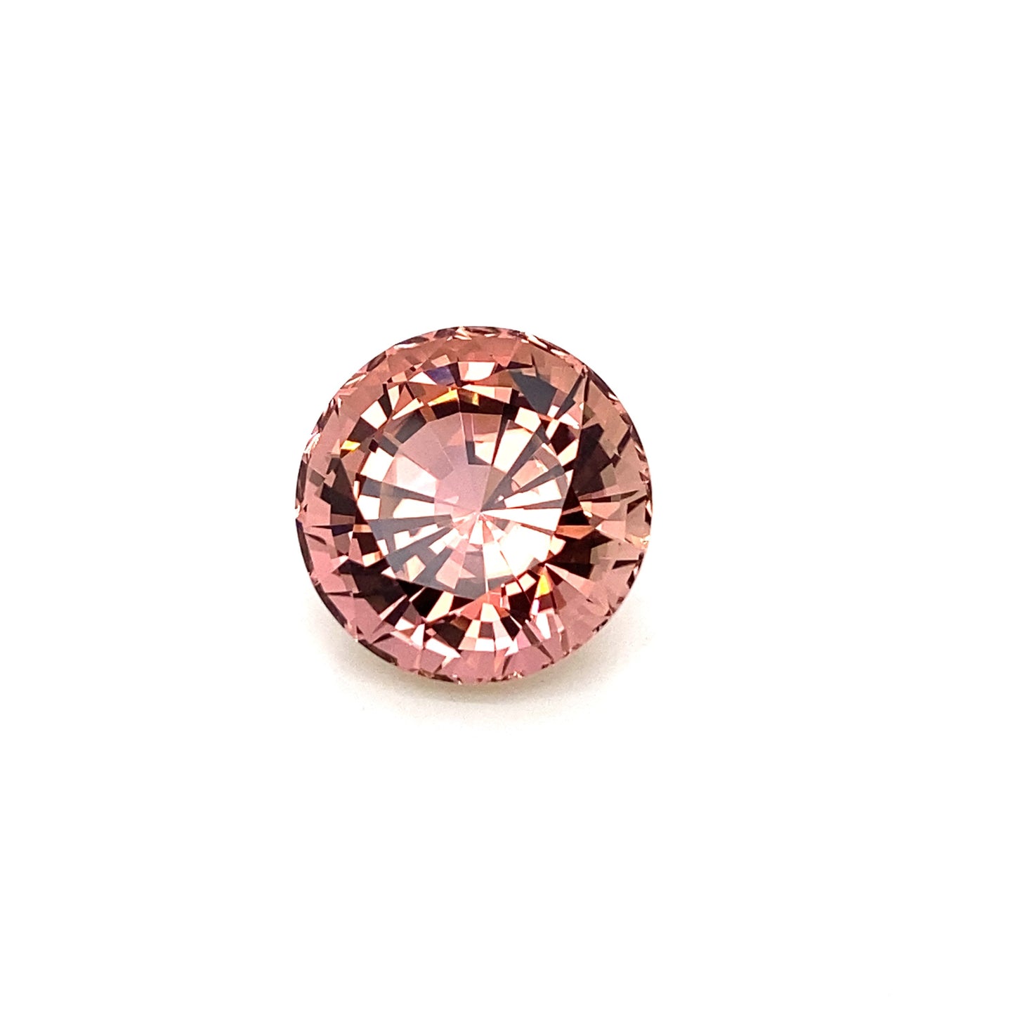 17.2mm Round Medium Pink Tourmaline