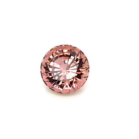 17.2mm Round Medium Pink Tourmaline