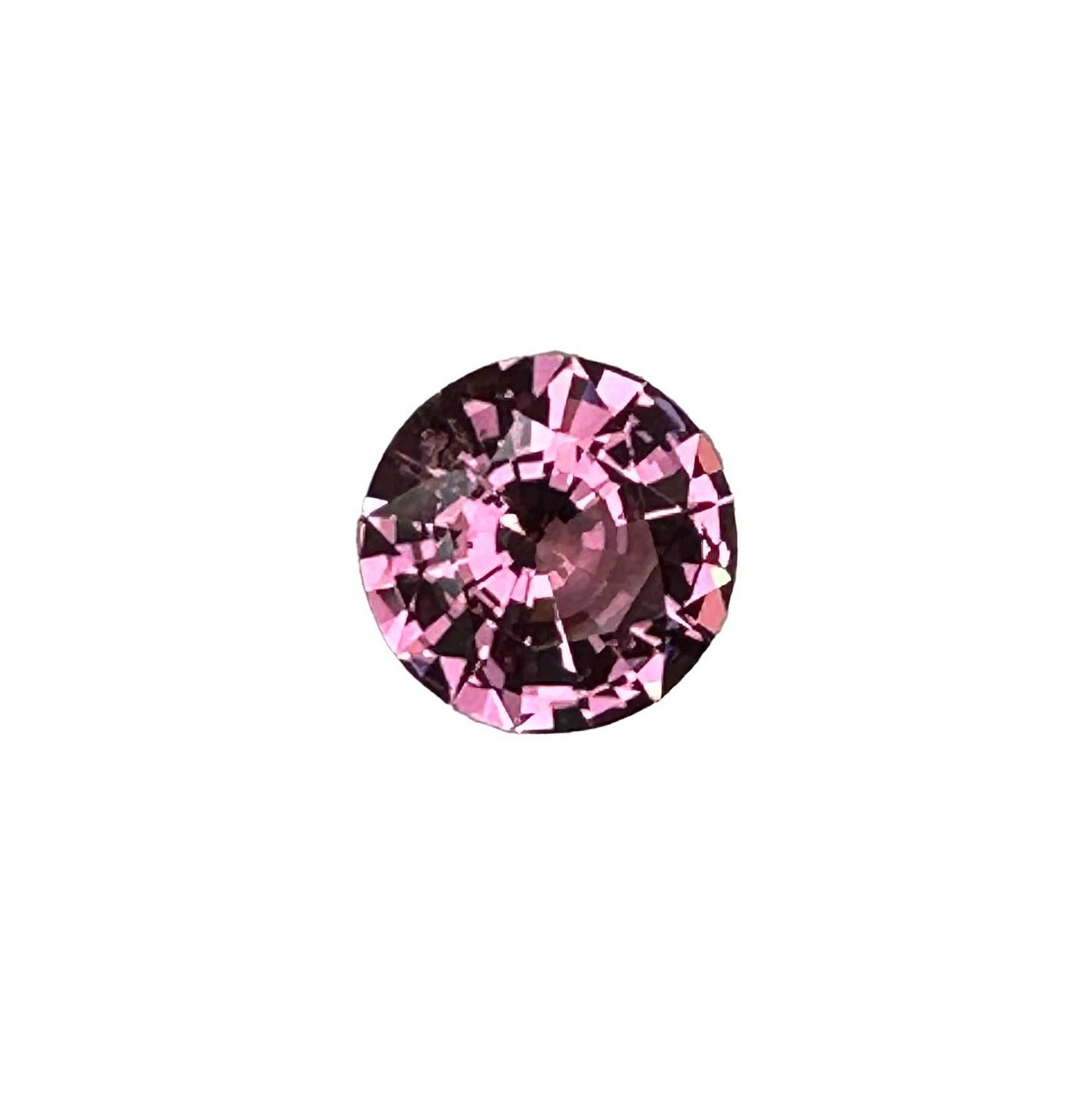 3.13ct Round Pink Malaya Garnet