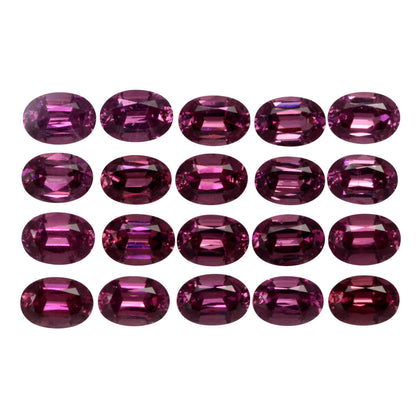 7x5mm Oval Magenta Garnet