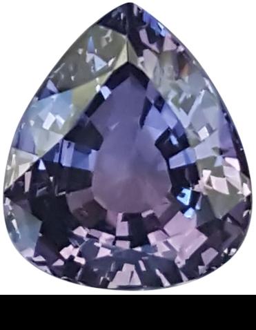2.52ct Pear Shape Light Violet Spinel