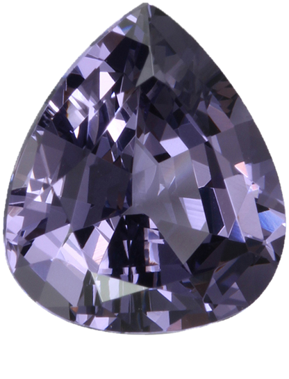 2.52ct Pear Shape Light Violet Spinel