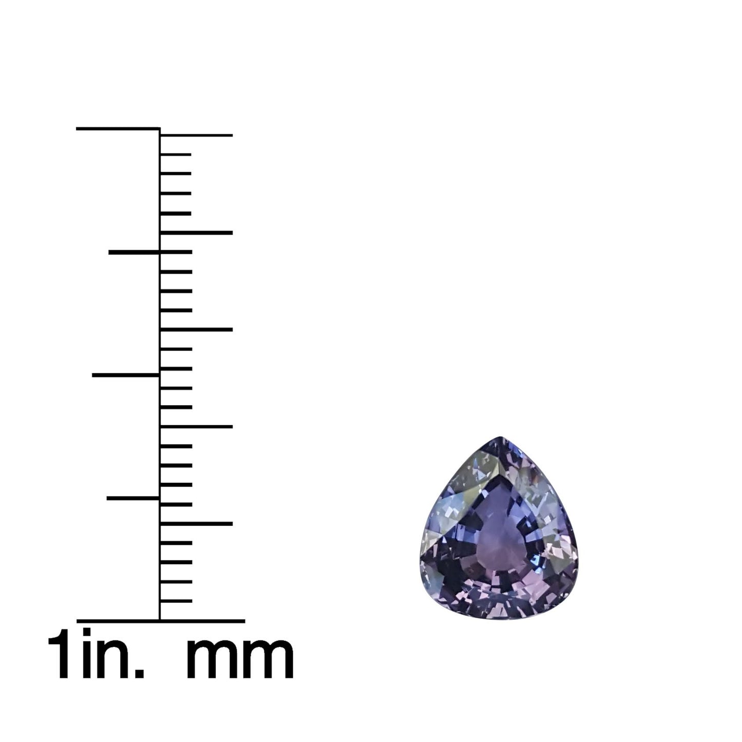 2.52ct Pear Shape Light Violet Spinel