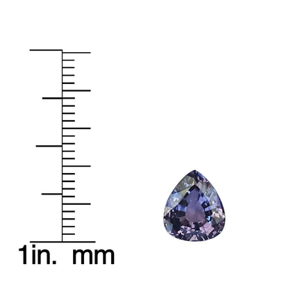 2.52ct Pear Shape Light Violet Spinel