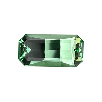 2.07ct Emerald Cut Light Mint Green Tsavorite