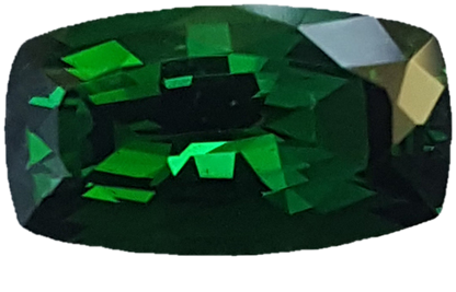 2.63ct Cushion Deep Saturated Green Tsavorite
