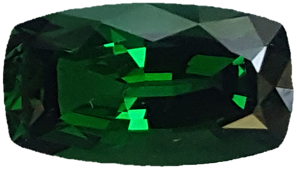2.63ct Cushion Deep Saturated Green Tsavorite