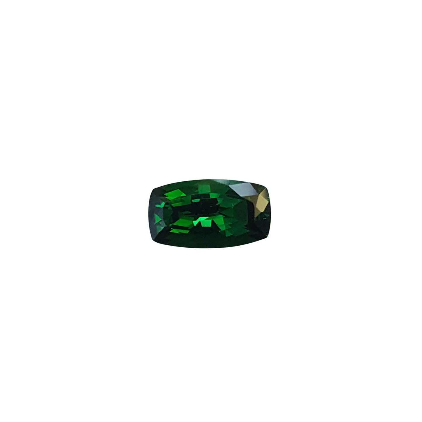 2.63ct Cushion Deep Saturated Green Tsavorite