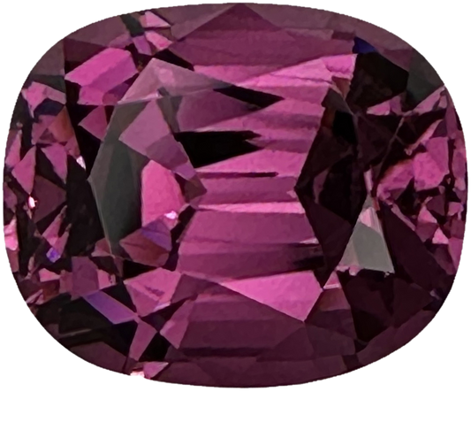 5.45ct Cushion Medium Pink Rhodolite