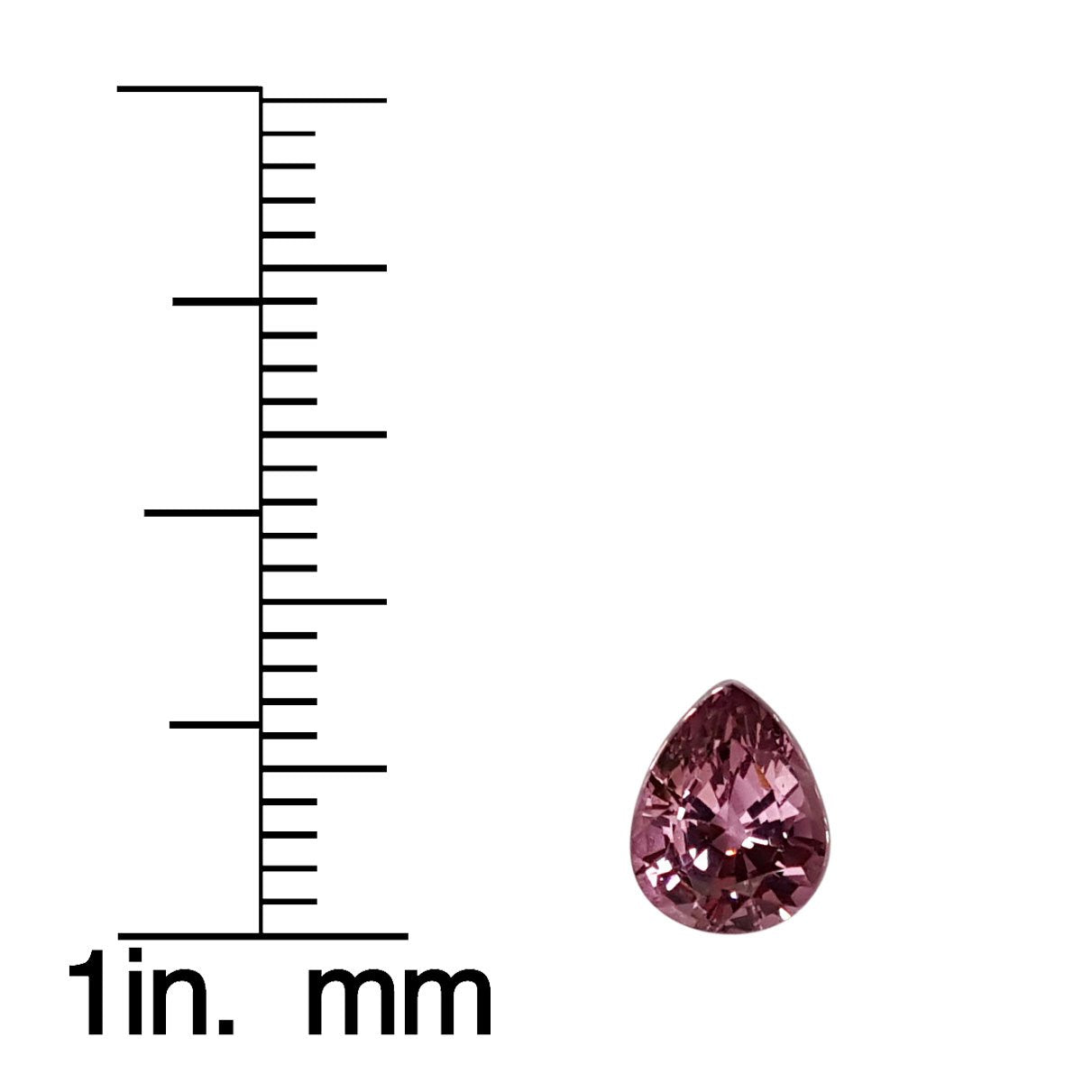 1.42ct Pear Shape Medium Pink Spinel