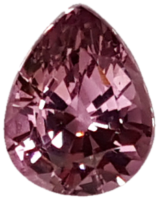 1.42ct Pear Shape Medium Pink Spinel